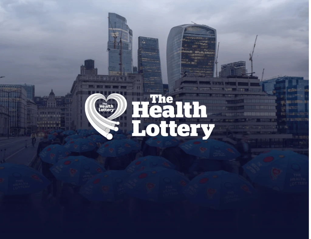 The Health lottery banner