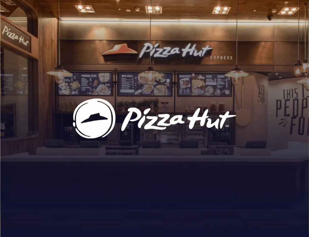 Pizza hut banner