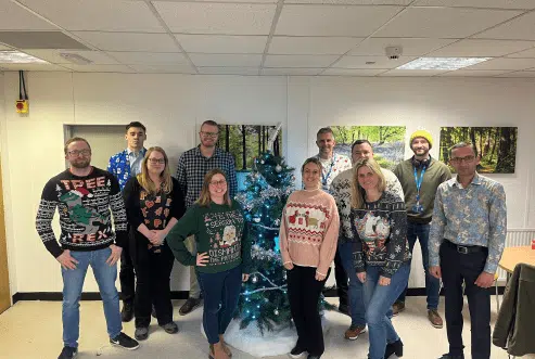 PMC employee celebrate Christmas